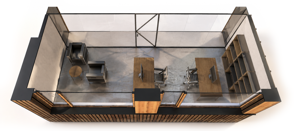 3D Visualisierung Büro 01