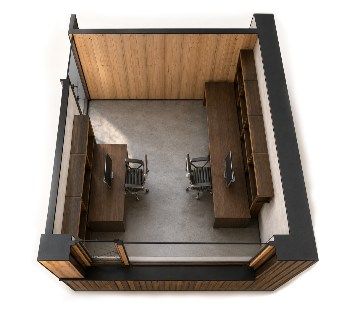 3D Visualisierung Büro 04