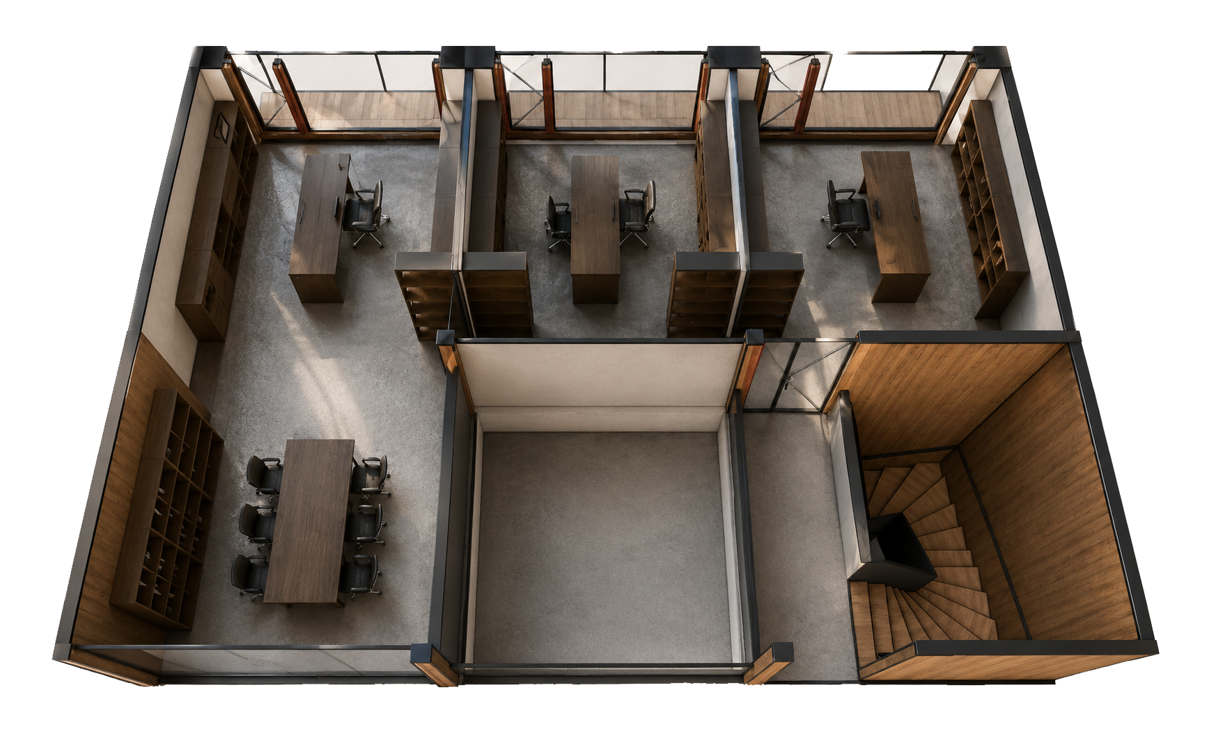 3D Visualisierung Büro 06